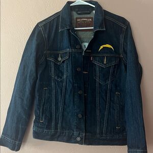 Men's Los Angeles
Chargers Levi's Blue
Sports Denim Trucker
Jacket Size small